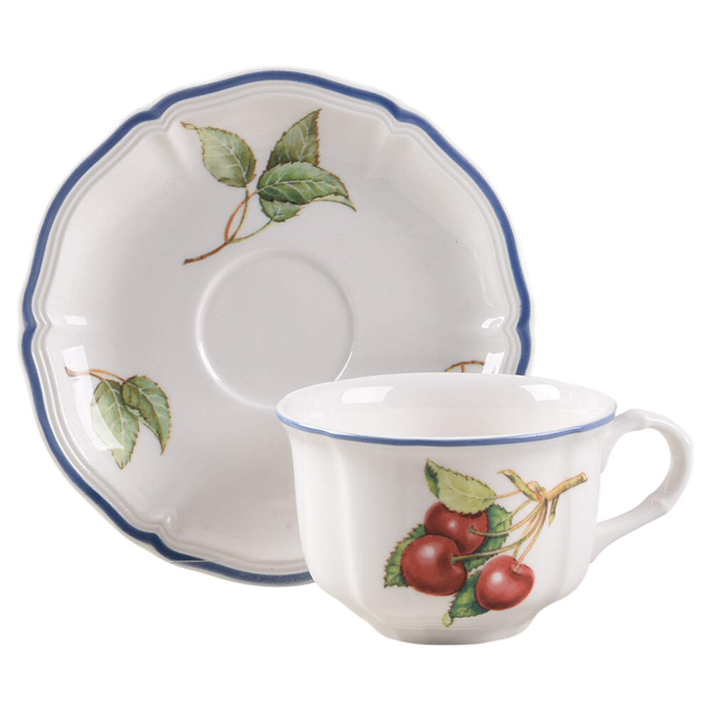 Cottage Flat Cup & Saucer Set by Villeroy & Boch-1