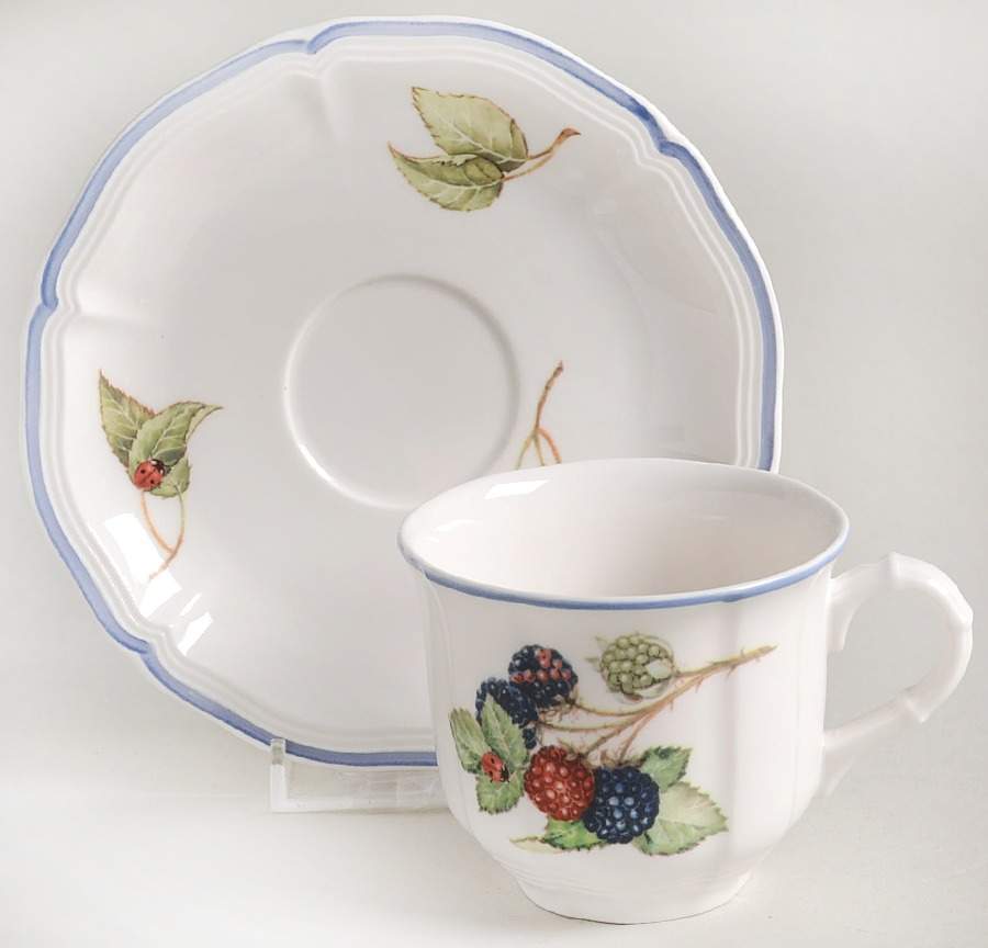 Cottage Flat Cup & Saucer Set by Villeroy & Boch-1