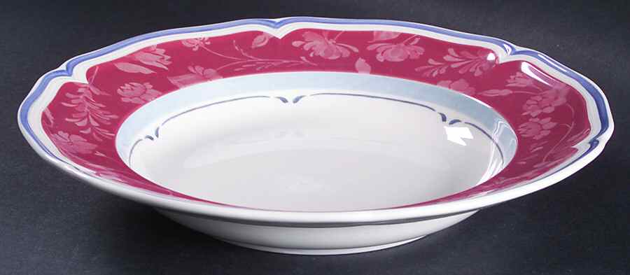 Cottage Red Large Rim Soup Bowl by Villeroy & Boch-1