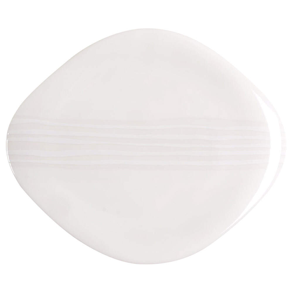 Dune Lines Oval Dinner Plate by Villeroy & Boch-1