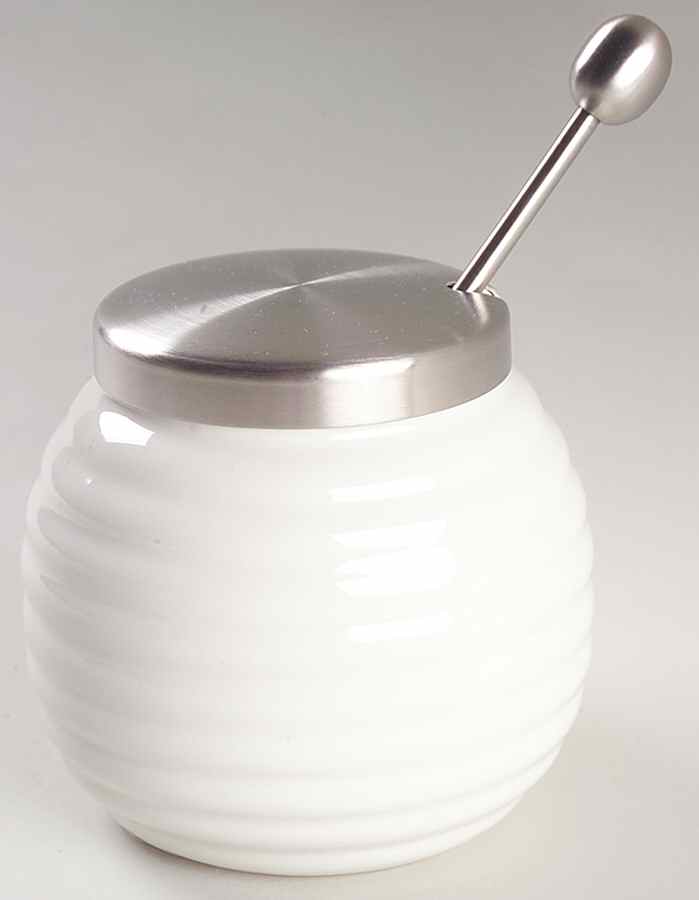 Home Elements Honey Pot with Lid and Spoon/Dipper by Villeroy & Boch-1