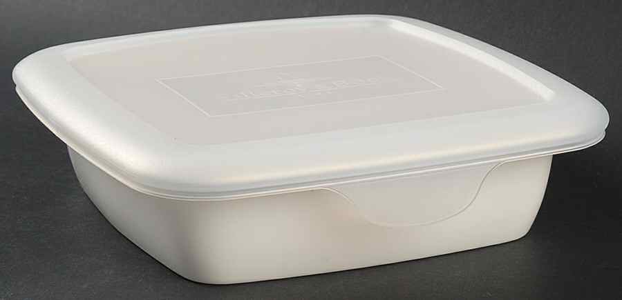 Home Elements 8" Square Baker & Tabless Plastic Storage Cover by Villeroy & Boch-1
