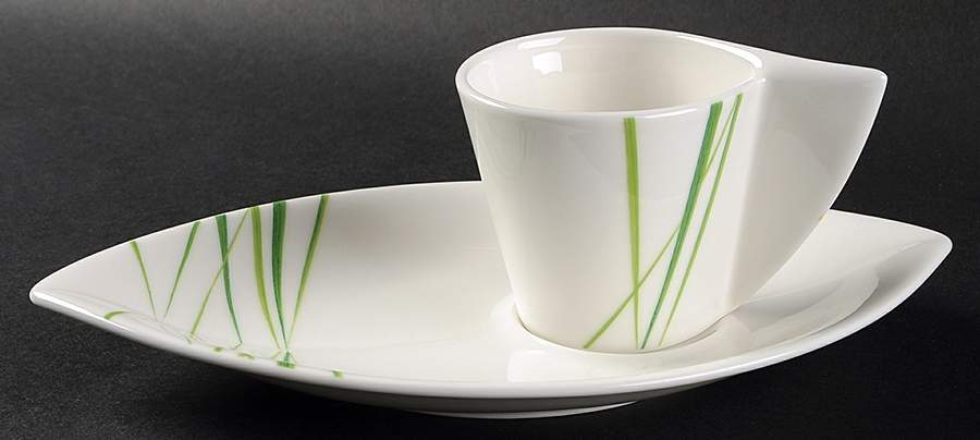 Palm Garden Snack Plate & Cup Set by Villeroy & Boch-1