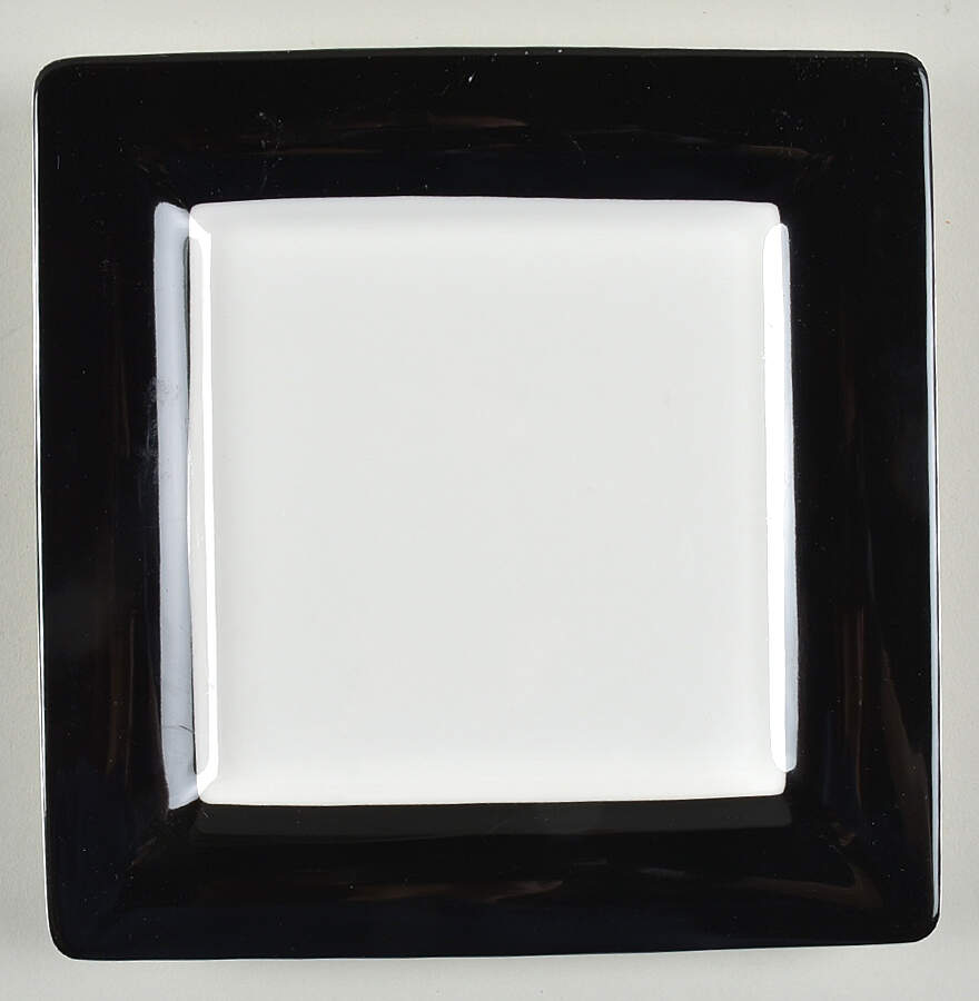 Wonderful World Black Square Salad Plate by Villeroy & Boch-1