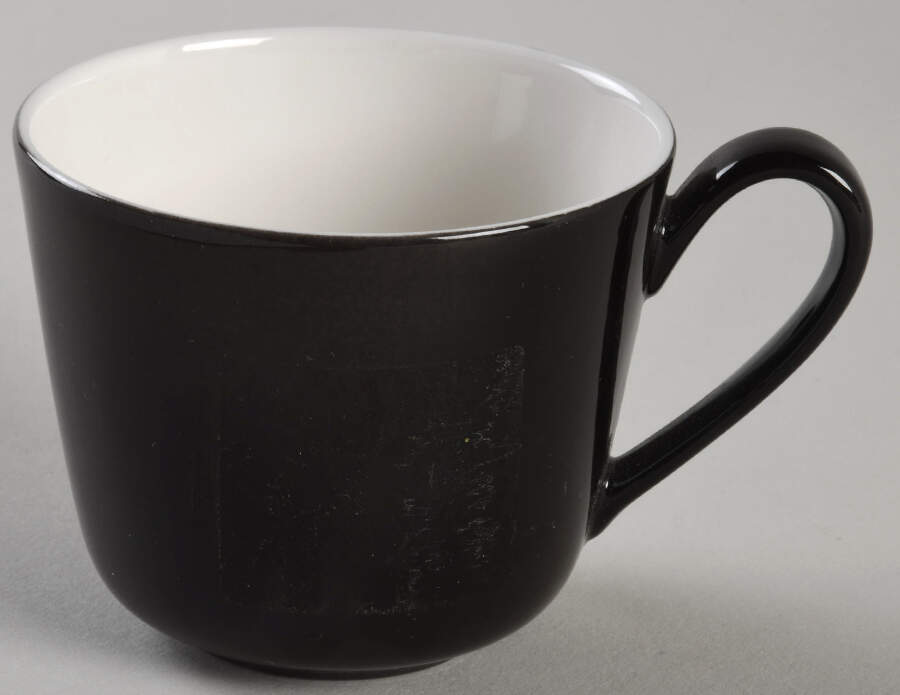 Wonderful World Black Flat Demitasse Cup by Villeroy & Boch-1