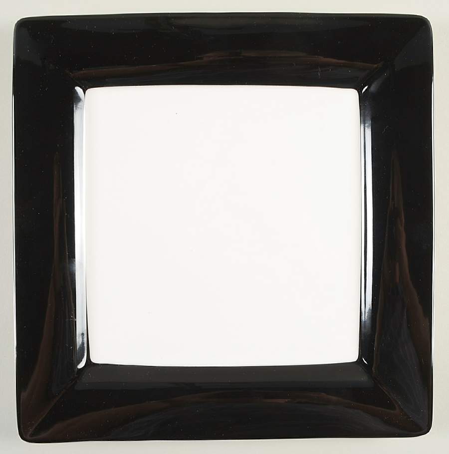 Wonderful World Black Square Dinner Plate by Villeroy & Boch-1