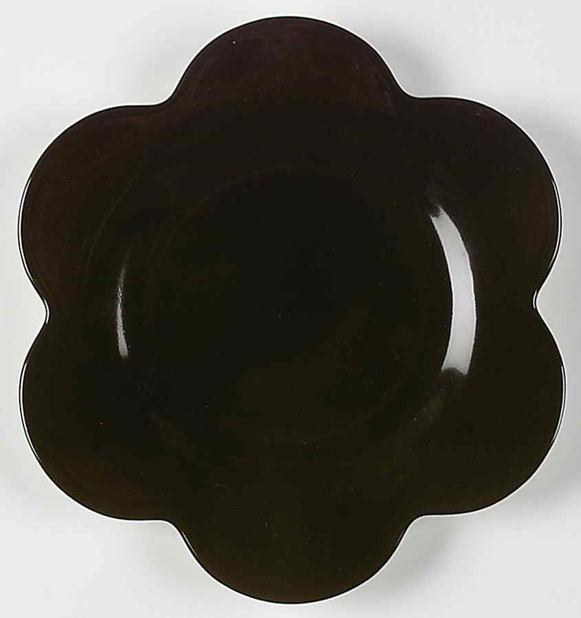 Wonderful World Black Bloom Bread & Butter Plate by Villeroy & Boch-1