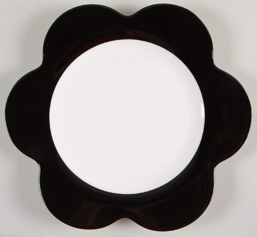 Wonderful World Black Bloom Salad Plate by Villeroy & Boch-1