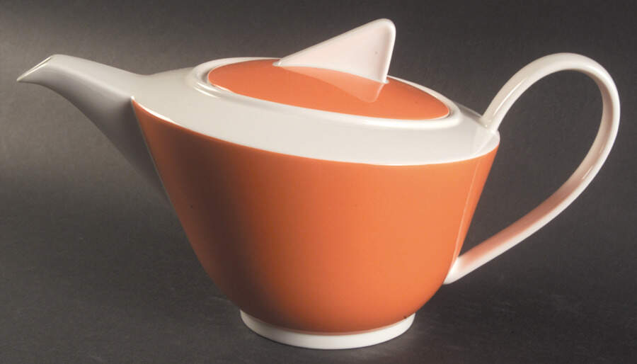 Wonderful World Orange Tea/Coffee Pot & Lid by Villeroy & Boch-1