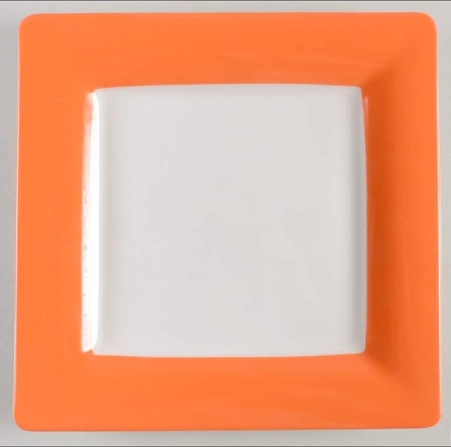 Wonderful World Orange Square Salad Plate by Villeroy & Boch-1