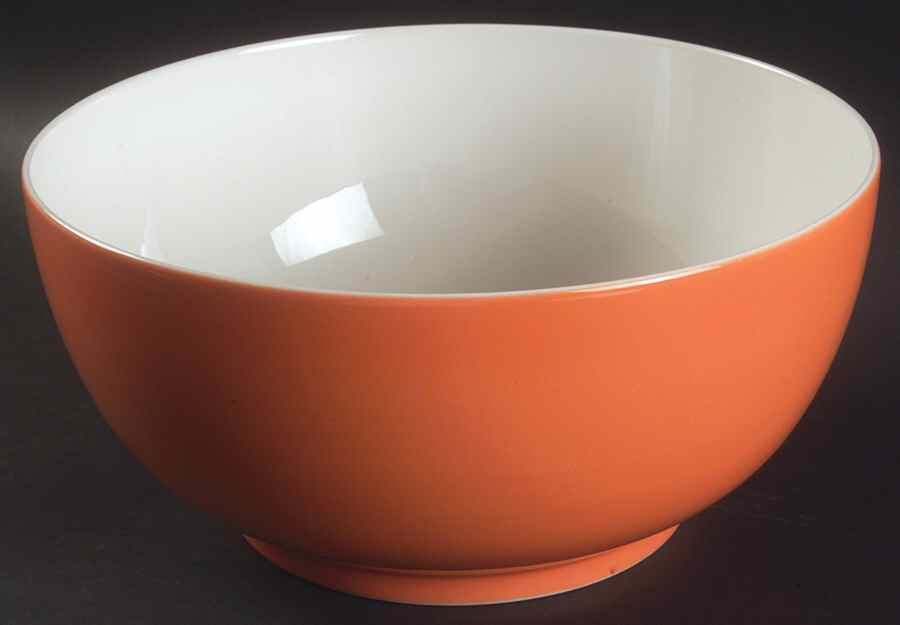 Wonderful World Orange 9" Round Vegetable Bowl by Villeroy & Boch-1