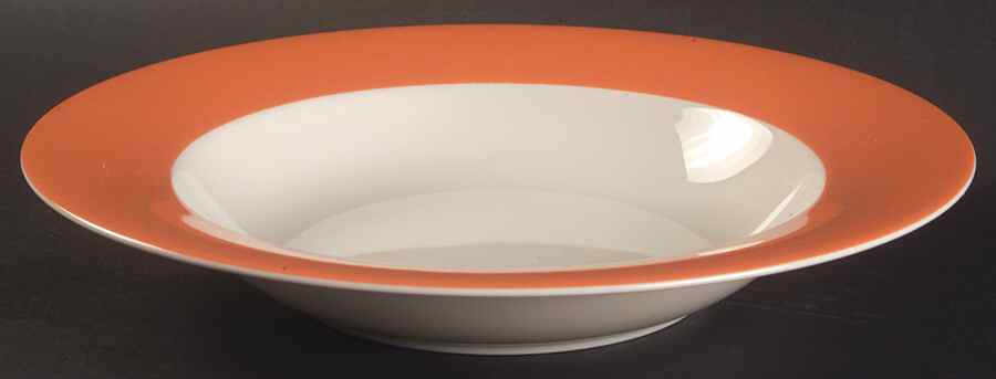 Wonderful World Orange Large Rim Soup Bowl by Villeroy & Boch-1