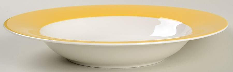 Wonderful World Yellow Large Rim Soup Bowl by Villeroy & Boch-1