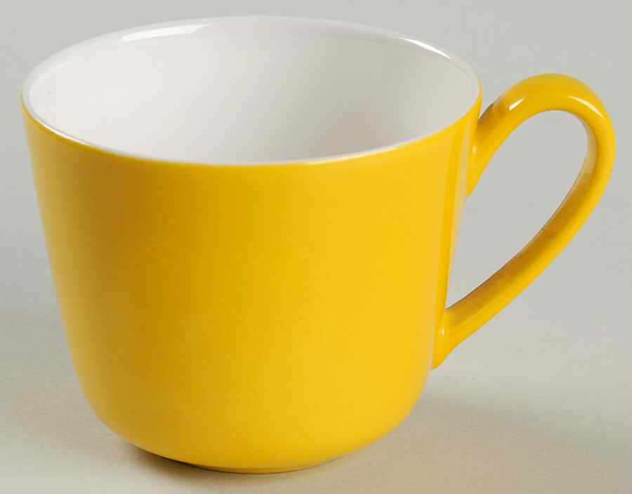 Wonderful World Yellow Flat Demitasse Cup by Villeroy & Boch-1
