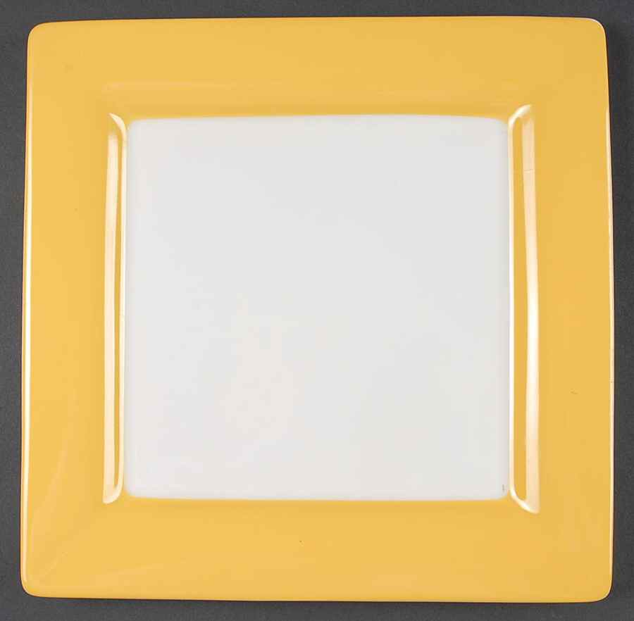Wonderful World Yellow Square Dinner Plate by Villeroy & Boch-1