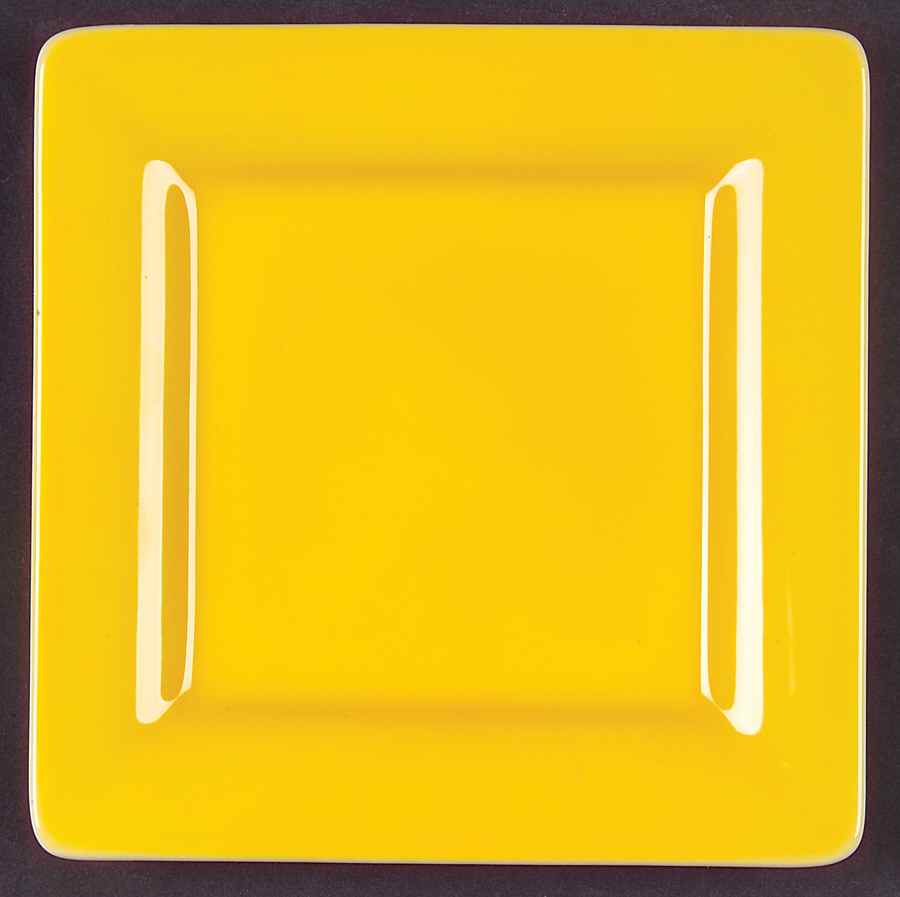Wonderful World Yellow Square Bread & Butter Plate by Villeroy & Boch-1