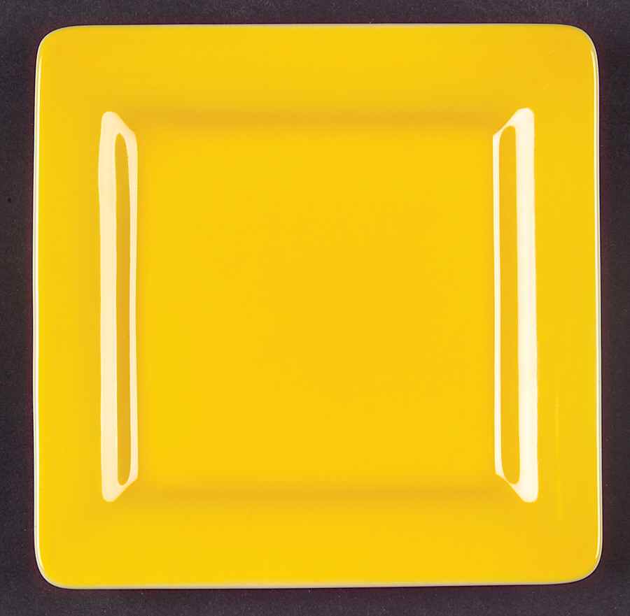 Wonderful World Yellow Small Square Bread & Butter Plate by Villeroy & Boch-1