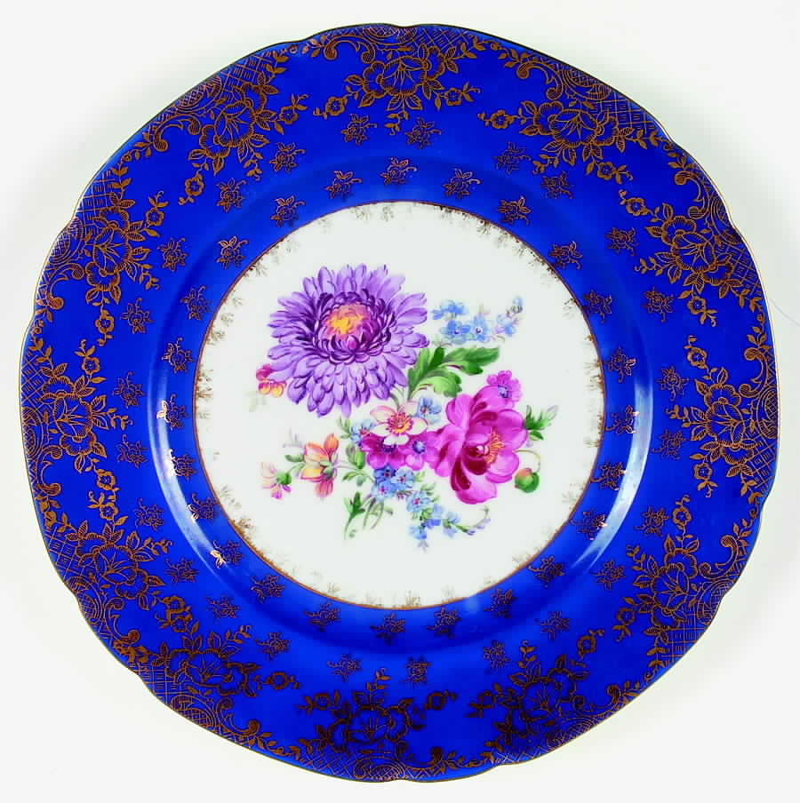Vit241 Dinner Plate by Victoria (Czech)-1