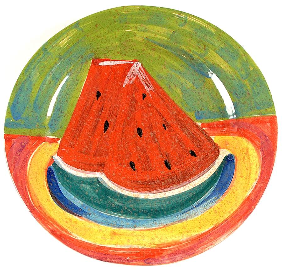 Summer Fruit Service Plate (Charger) by Vietri (Italy)-1
