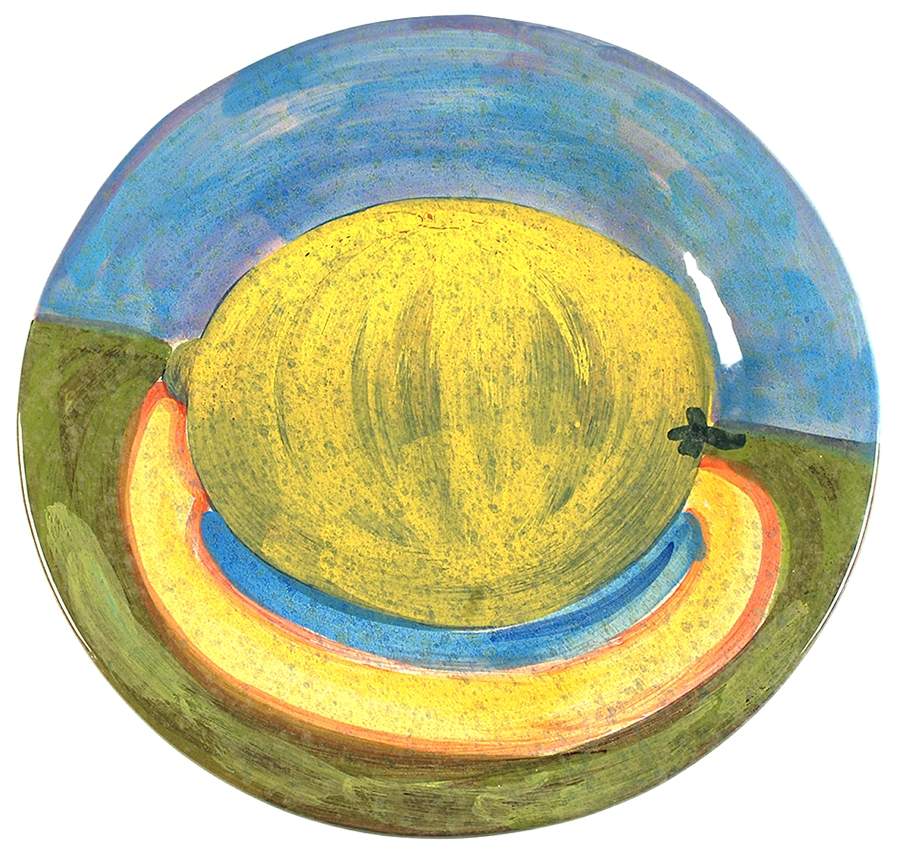 Summer Fruit Service Plate (Charger) by Vietri (Italy)-1