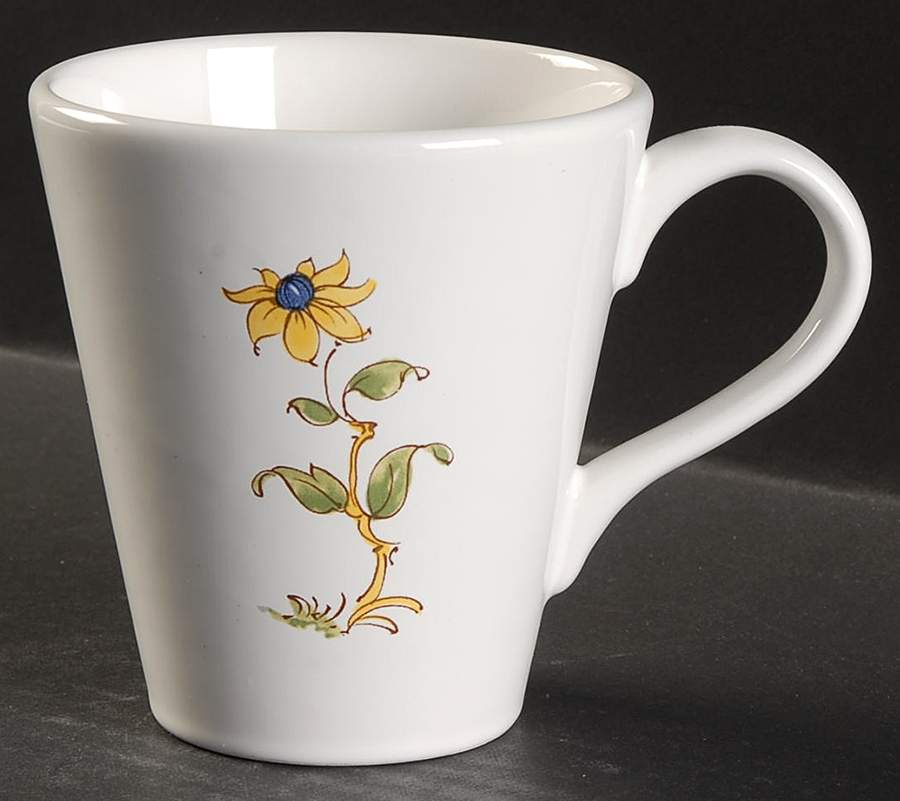 Vieux Provence Green Trim Mug by Varages-1
