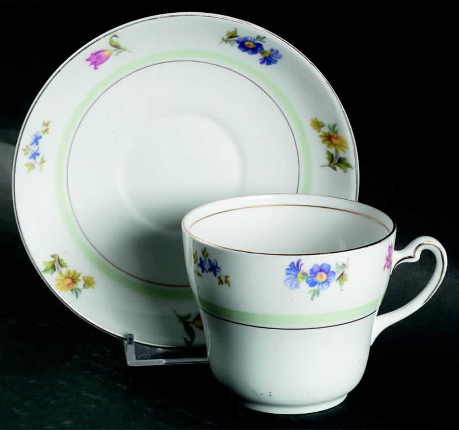 4610 Flat Cup & Saucer Set by Vanderwood-1
