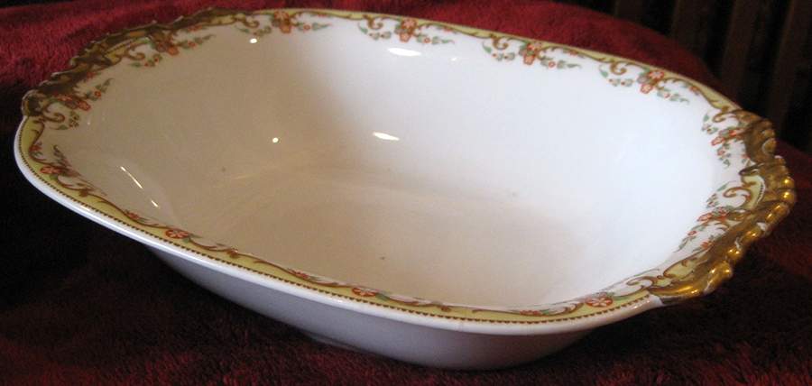 VIG125 10" Oval Vegetable Bowl by Vignaud-1