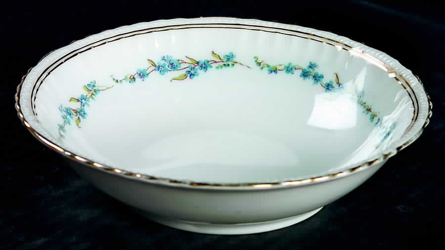 VTO45 (Gold Trim) Fruit/Dessert (Sauce) Bowl by Victoria (Austria)-1
