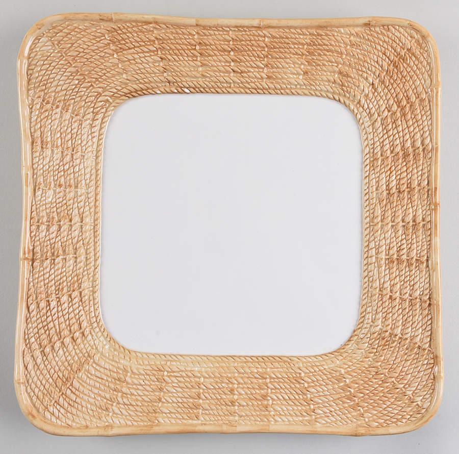 Bambu 11" Square Vegetable Bowl by Vietri (Italy)-1