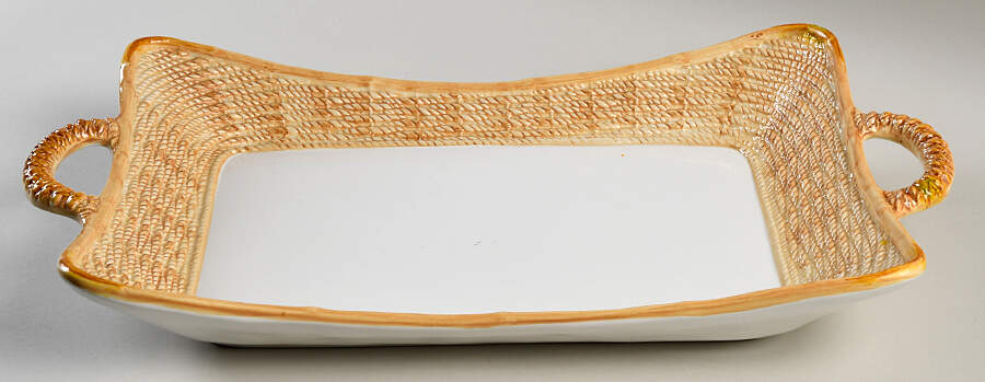 Bambu 17" Rectangular Serving Platter by Vietri (Italy)-1