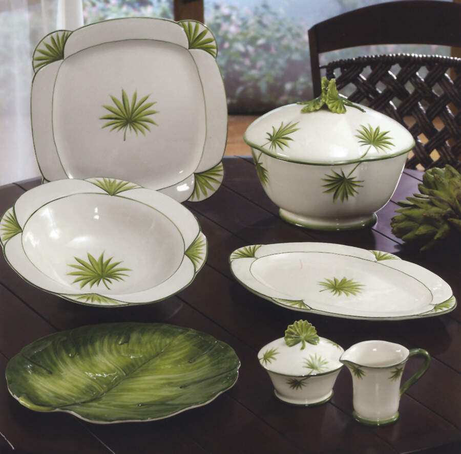 Villa Palma 12" Square Serving Platter by Vietri (Italy)-1