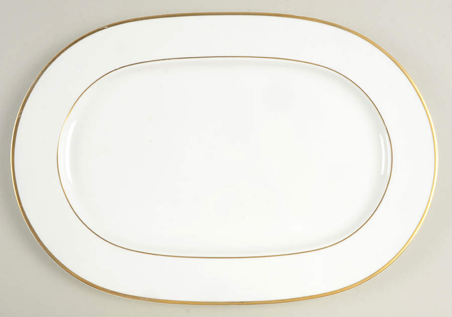 Charleston Gold 13" Oval Serving Platter by Villeroy & Boch-1