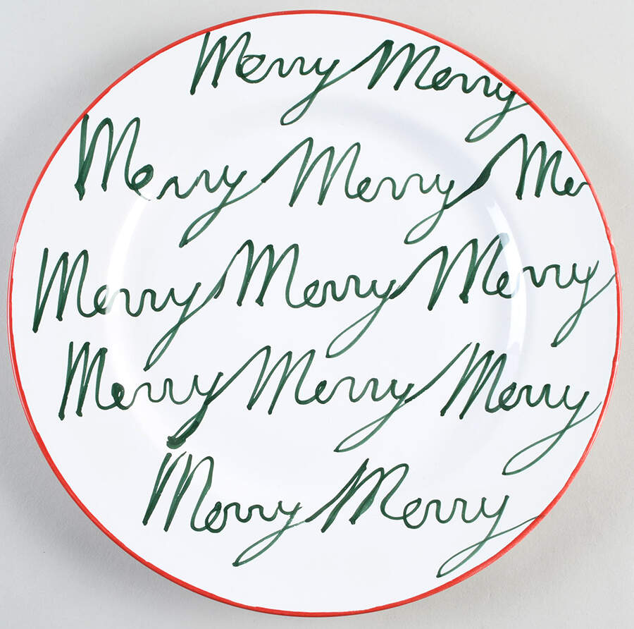 Jingle Dinner Plate by Vietri (Italy)-1