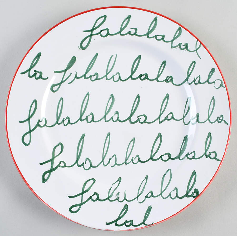 Jingle Dinner Plate by Vietri (Italy)-1