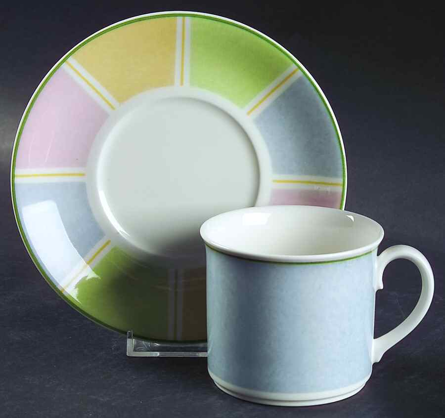 Twist Colour Breakfast Cup & Saucer Set by Villeroy & Boch-1