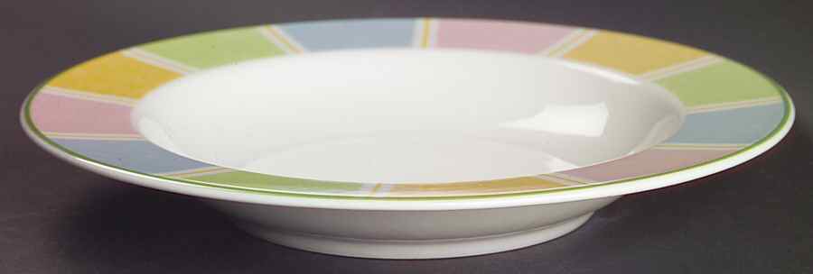 Twist Colour Stripes Large Rim Soup Bowl by Villeroy & Boch-1