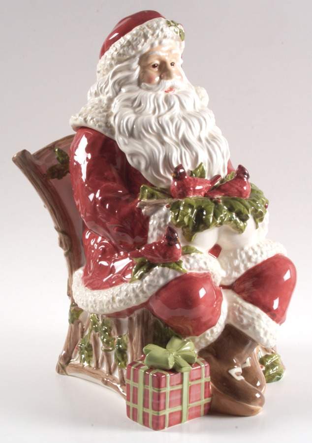 Joy Noel Figural Cookie Jar & Lid by Villeroy & Boch-1