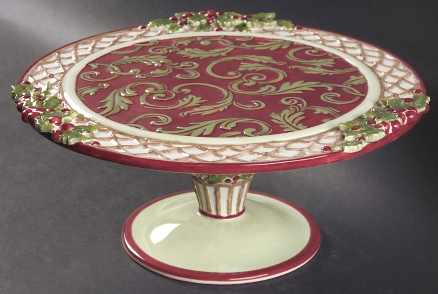 Joy Noel 12" Diameter Pedestal Cake Stand by Villeroy & Boch-1