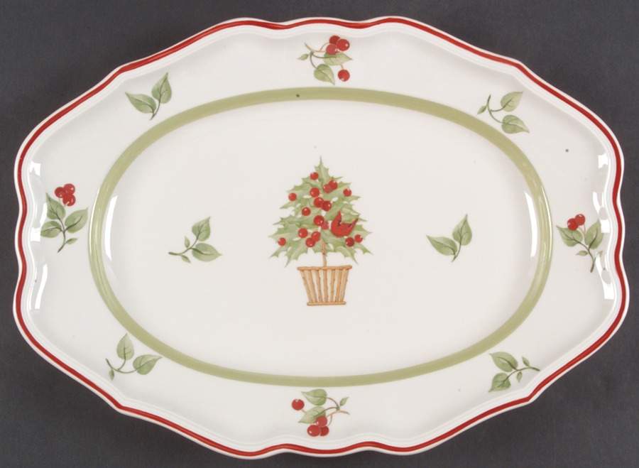Joy Noel 14" Oval Serving Platter by Villeroy & Boch-1