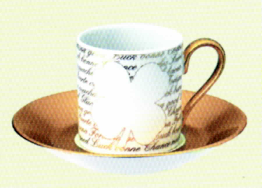Luck Flat Demitasse Cup & Saucer Set by Villeroy & Boch-1