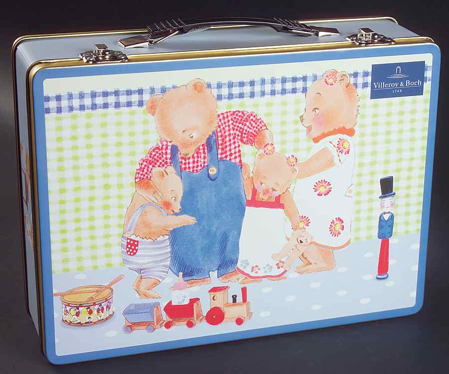 Family Bears Metal Case For (3 Piece) Child's Set by Villeroy & Boch-1