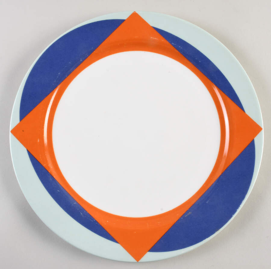 Archipiatti 3 Orange and Purple 12" Chop Plate (Round Platter) by Villeroy & Boch-1