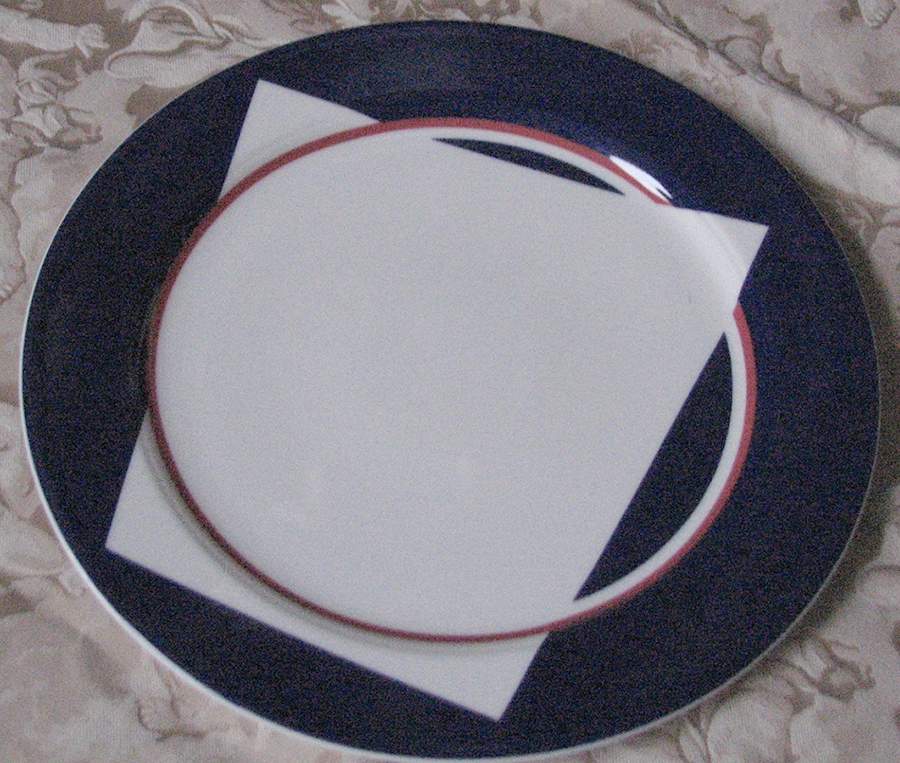 Archipiatti 4 Blue and Red Dinner Plate by Villeroy & Boch-1
