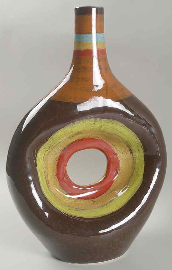 Fusione 15" Vase by Vietri (Italy)-1