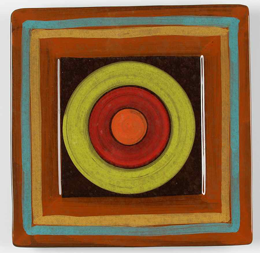 Fusione Dinner Plate by Vietri (Italy)-1