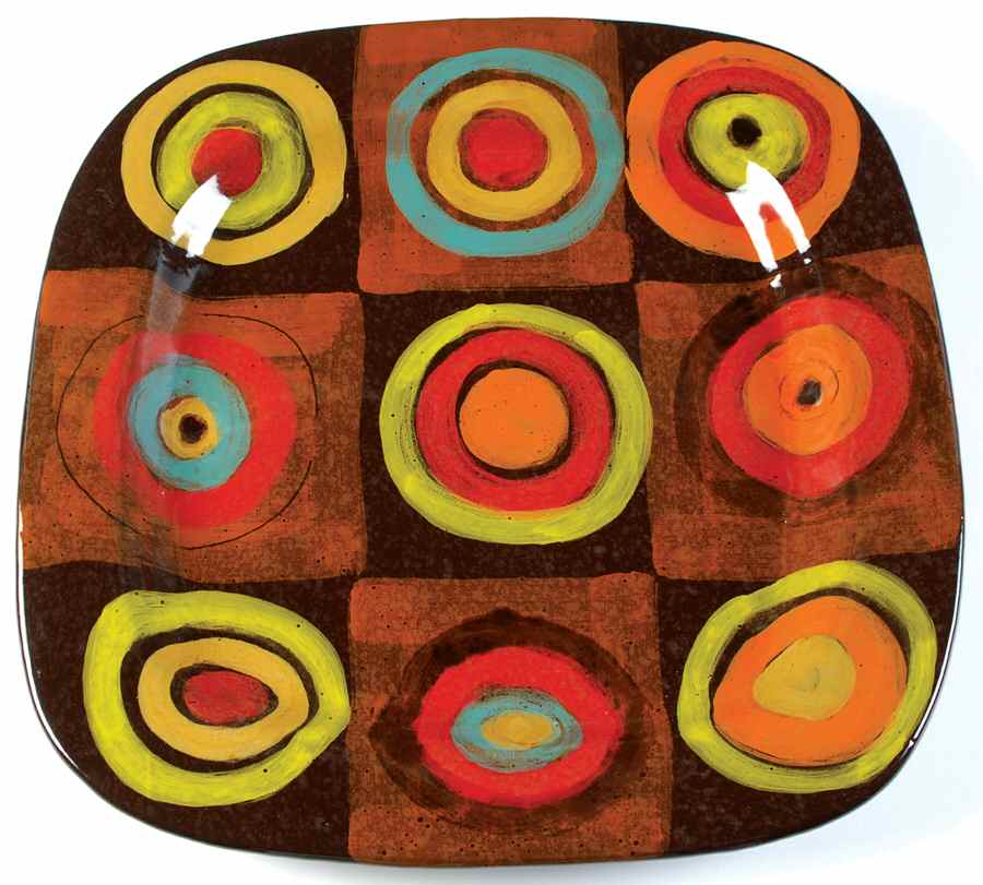 Fusione 15" Square Serving Platter by Vietri (Italy)-1