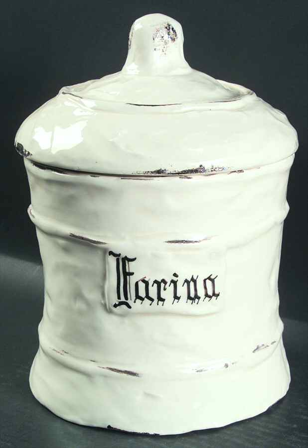 Locanda Flour Canister & Lid by Vietri (Italy)-1