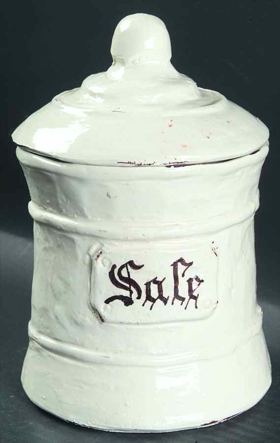Locanda Salt Canister & Lid by Vietri (Italy)-1