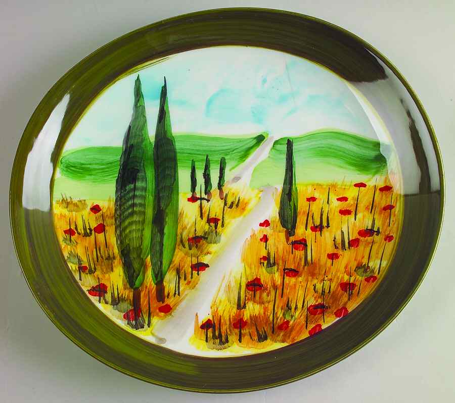 Vendemmia Dinner Plate by Vietri (Italy)-1