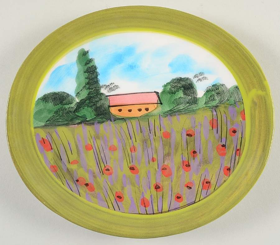 Vendemmia Salad Plate by Vietri (Italy)-1